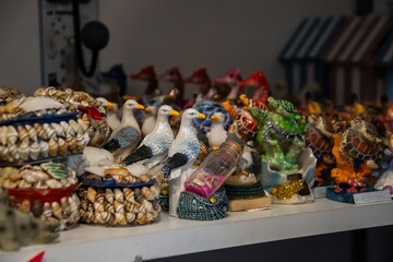 souvenirs in a shop
