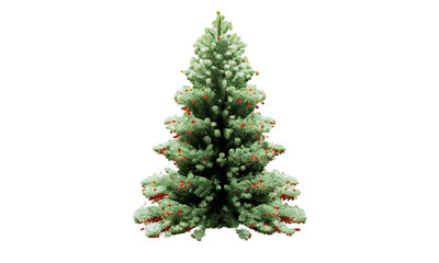 Giant everest vintage christmas tree with white background instant download