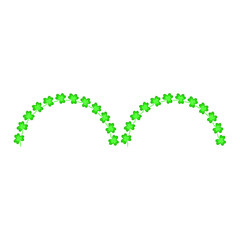 St Patricks Day Decoration Frame. Single Icon. Svg File. Design Element.