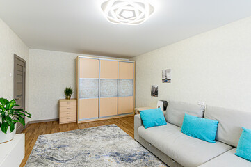 interior apartment living room with sofa
