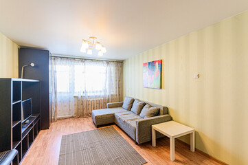 interior apartment living room with sofa