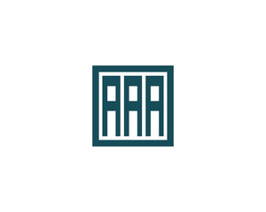 AAA logo design vector template