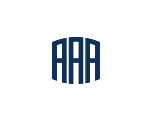 AAA logo design vector template