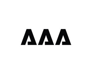 AAA logo design vector template