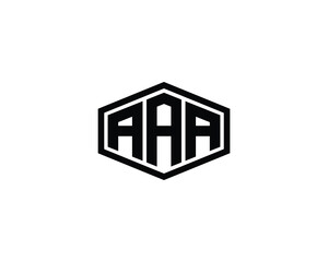 AAA logo design vector template