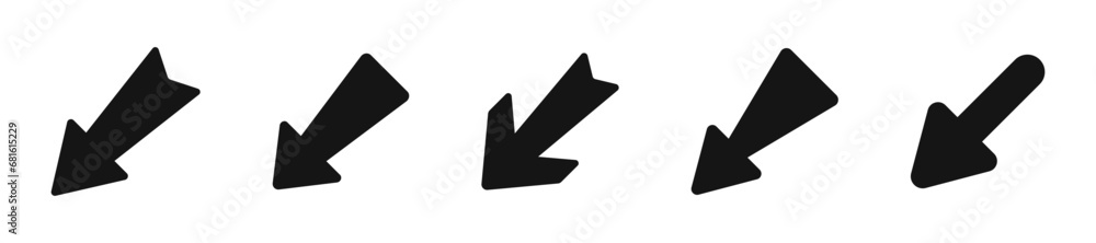 Poster vector arrow collection. vector arrows. arrow icons. arrow symbols.