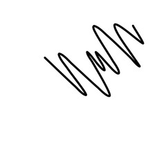 Pen Curved Line Texture. Scribble Curved Line. Black Curved Line. Abstract Design Element. Svg File. High Quality Design