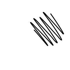 Pen Curved Line Texture. Scribble Curved Line. Black Curved Line. Abstract Design Element. Svg File. High Quality Design