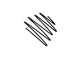 Pen Curved Line Texture. Scribble Curved Line. Black Curved Line. Abstract Design Element. Svg File. High Quality Design