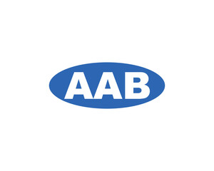 AAB logo design vector template