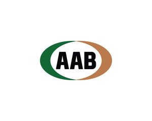 AAB logo design vector template