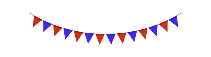 Fototapeta premium Flags Garland
