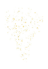 Festive Golden Confetti Background