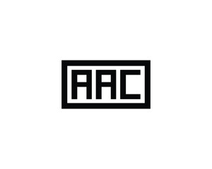 AAC logo design vector template