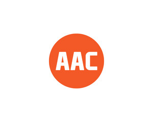 AAC logo design vector template