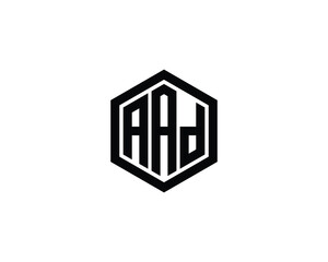 AAD logo design vector template
