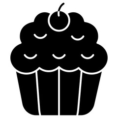 cupcake with cherry