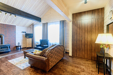 interior apartment living room with sofa