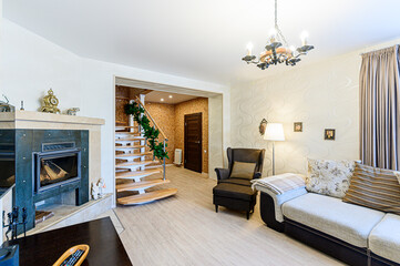 interior apartment living room with sofa