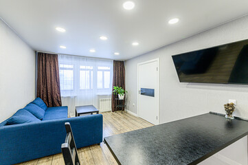 interior apartment living room with sofa