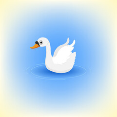 Goose animal vector graphic design