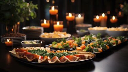 Naklejka na ściany i meble Events with sophisticated and delicious catering.