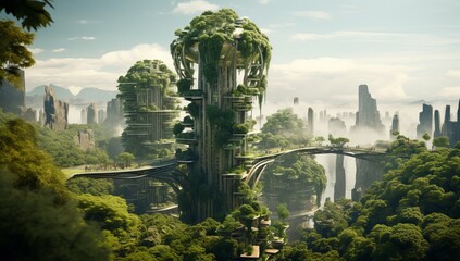 A City of Tomorrow Amidst the Enchanted Woods