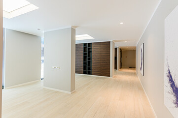 interior apartment public place, house entrance. doors, walls, staircase corridors