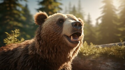 brown bear cub © Muhammad