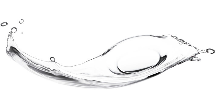 Water Drop Dynamics Showing Surface Tension