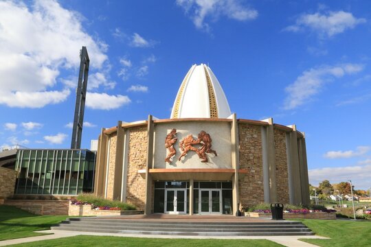NFL Pro Football Hall of Fame - The HOF was built in 1963, it enshrines players whom made their contributions to the game in the National Football league. Canton, Ohio, USA &ndash; September 5