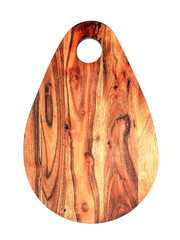 Wooden kitchen board. Wooden grains texture in brown tones. 