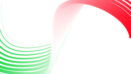 red white green flag colour gradient background abstract wavy tech lines  © Pankaj