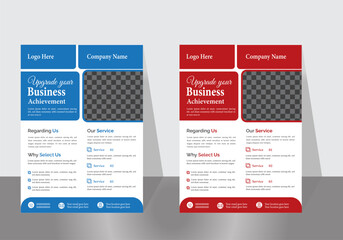 Creative, Colorful, Elegant and Professional Business Flyer Design.