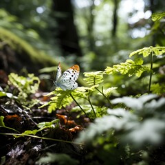 순간 포착 나비