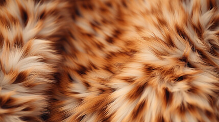 A close-up of attractive, flecked fur; the soft, tawny wool of a canine. - obrazy, fototapety, plakaty