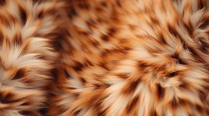 Poster A close-up of attractive, flecked fur  the soft, tawny wool of a canine. © ckybe