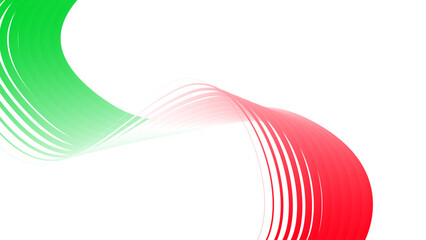red white green flag colour gradient background abstract wavy tech lines  © Pankaj