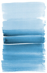Watercolour backgound, blue painted textures, Calming shapes