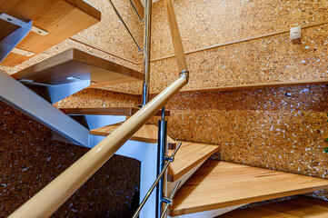 interior apartment room stairs, steps