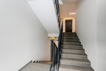 interior apartment room stairs, steps