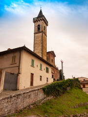 Italia, Toscana, provincia di Firenze, il paese di Vinci, luogo natale di Leonardo da Vinci.