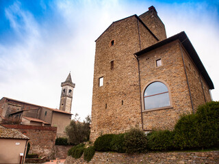 Italia, Toscana, provincia di Firenze, il paese di Vinci, luogo natale di Leonardo da Vinci.