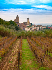 Italia, Toscana, provincia di Firenze, il paese di Vinci, luogo natale di Leonardo da Vinci.