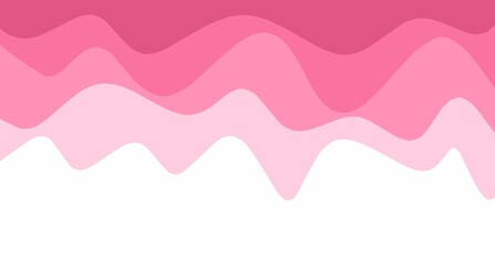 Abstract cute background in flat design. Gradient banner design in a dynamic style. Pink theme illustration frame and border.