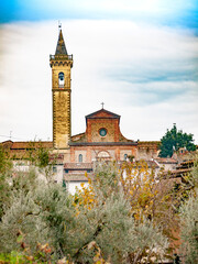 Italia, Toscana, provincia di Firenze, il paese di Vinci, luogo natale di Leonardo da Vinci.