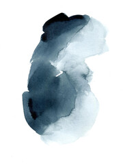 Organic watercolour shape, hand-painted texture, watercolour background