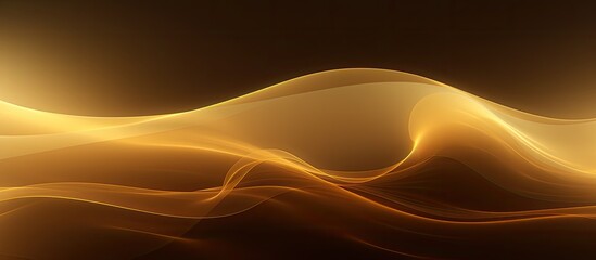 The isolated illustration was stunning, with a background of gold and a pattern of abstract waves that created a captivating texture design. The use of light and space added depth to the concept