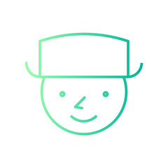 snowman gradient icon