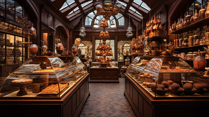 Luxury chocolate store